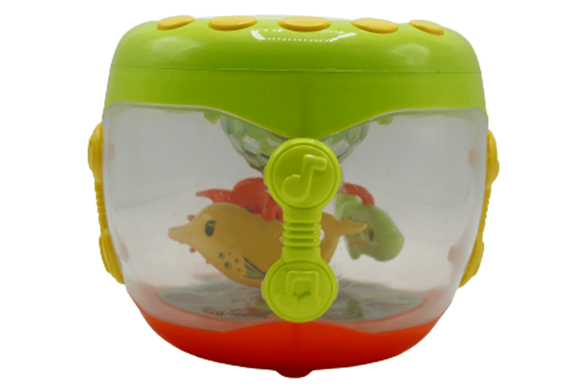 Musical Flash Drum Toy with Lights & Sounds for Kids 3+ Battery Operated - Al-Raheem Imports