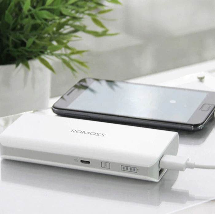 ROMOSS Sense 4 10400mAh Dual USB Power Bank with LED Display Portable Battery Charger for Mobile Phones - Al-Raheem Imports