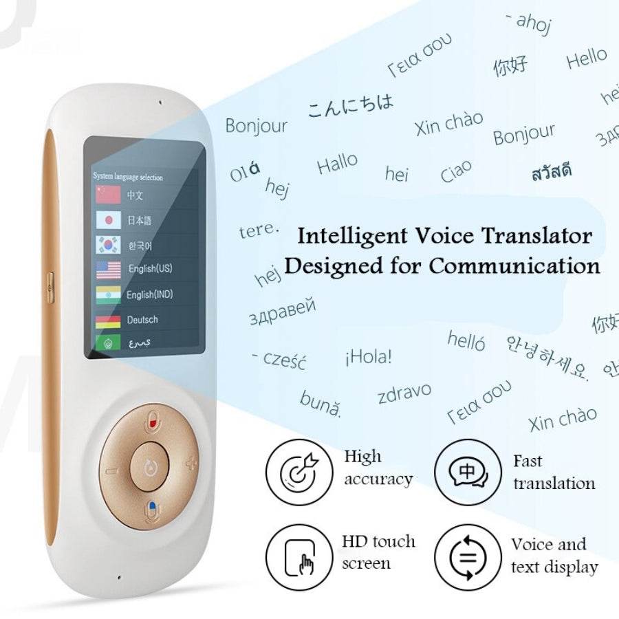 T2S Smart WIFI Instant Voice Translator Real Time 52 Language Touchscreen Device - Al-Raheem Imports