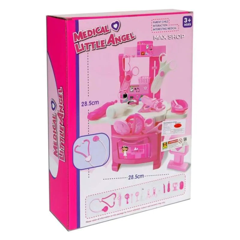 Little Doctor Medical Playset Pretend Play Kit with Real Sound Accessories for Kids