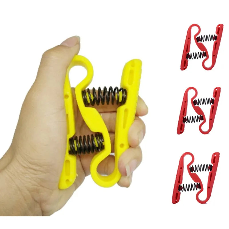 Pack of 3 Portable Adjustable Hand Gripper Wrist Forearm Strength Exerciser TPR