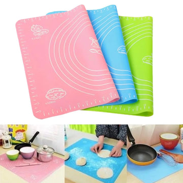 Thicken High Temperature Resistant Silicone Kneading Dough Mat for Baking