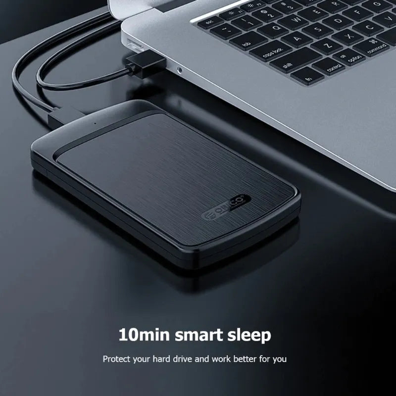 ORICO 2020U3 Plastic USB 3.0 2.5 Inch SATA SSD Hard Drive External Enclosure Case for Up to 4TB Drives