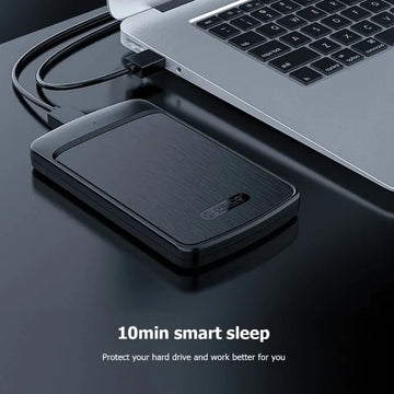 ORICO 2020U3 Plastic USB 3.0 2.5 Inch SATA SSD Hard Drive External Enclosure Case for Up to 4TB Drives