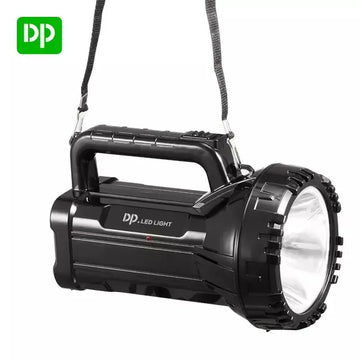 Rechargeable 75W LED Flashlight Torch High Powered Searchlight with 2800mAh Battery Dual Modes Long Range 500m+