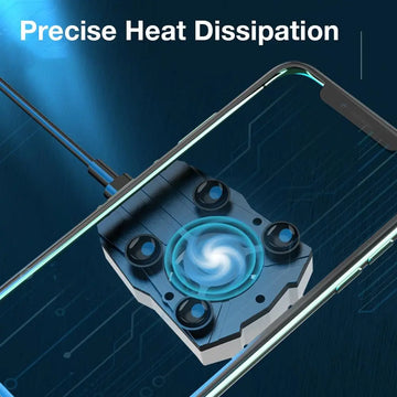 P11 Portable Mini Phone Cooler USB Powered Lightweight Gaming Radiator with Suction Cup for Mobile Devices