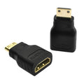 Pack of 5 Mini HDMI to HDMI 1.4 Gold Plated Male to Female Adapters - Al-Raheem Imports
