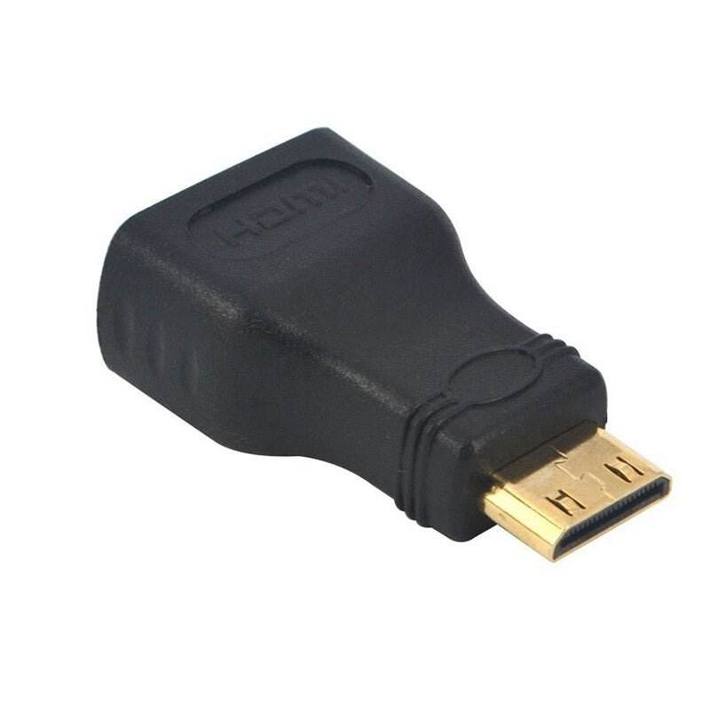Pack of 5 Mini HDMI to HDMI 1.4 Gold Plated Male to Female Adapters - Al-Raheem Imports