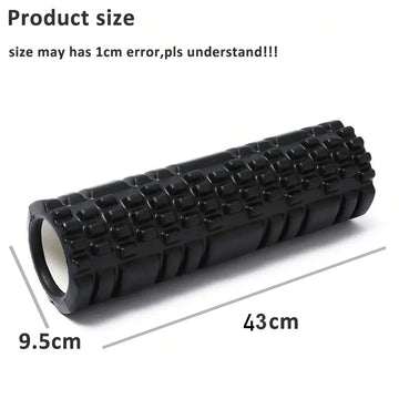 9.5 x 43cm EVA Foam Roller Yoga Block Deep Massage Pilates Fitness Equipment