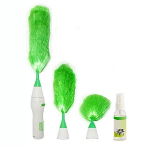 Go Duster Electric Feather Dust Brush Motorized Multi Surface Cleaner for Home or Office - Al-Raheem Imports