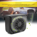 Solar Powered Car Window Cooling Fan Auto Air Ventilation Air Purifier System - Al-Raheem Imports