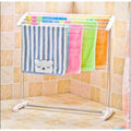 Multifunctional Foldable Clothes Rack Stainless Steel Indoor Outdoor Storage Solution - Al-Raheem Imports