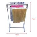 Multifunctional Foldable Clothes Rack Stainless Steel Indoor Outdoor Storage Solution - Al-Raheem Imports