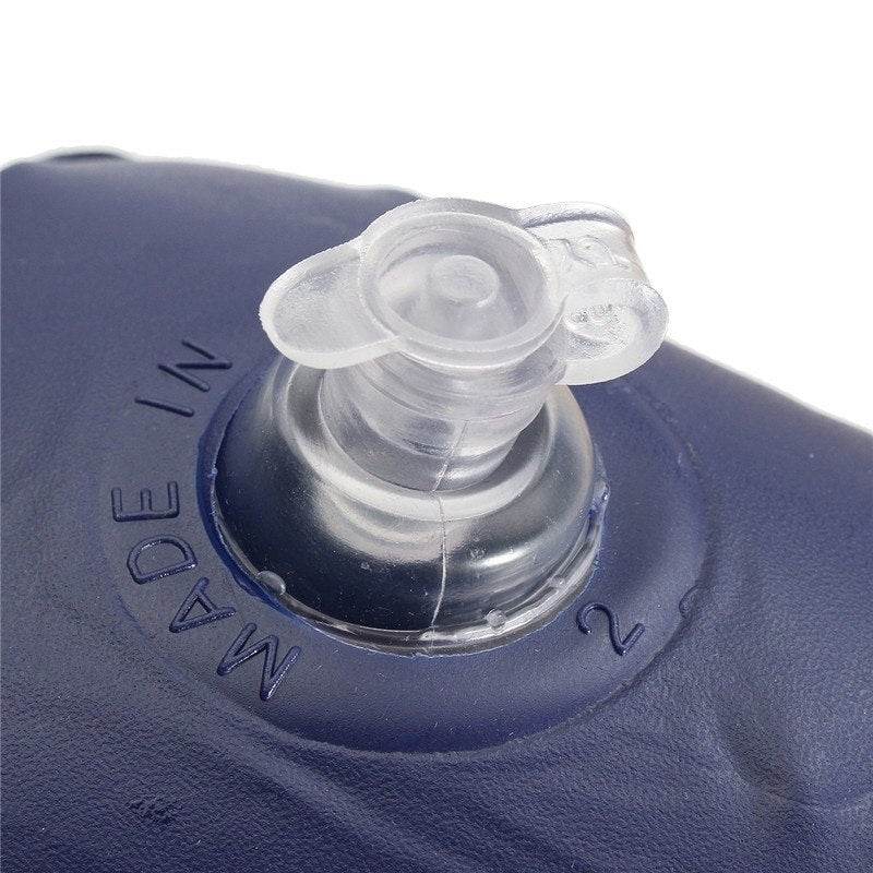 Foldable Inflatable Travel Pillow Soft PVC Air Cushion for Neck Support - Al-Raheem Imports