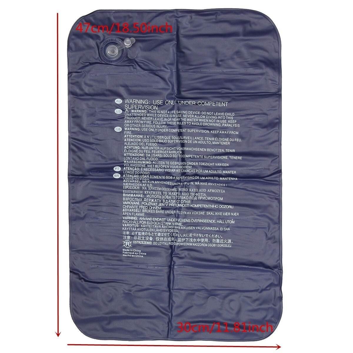 Foldable Inflatable Travel Pillow Soft PVC Air Cushion for Neck Support - Al-Raheem Imports