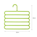 Pack of 3 Multi Layer Pants Hanger Closet Organizer and Wardrobe Storage Rack - Al-Raheem Imports