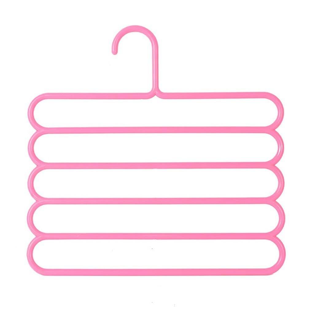 Pack of 3 Multi Layer Pants Hanger Closet Organizer and Wardrobe Storage Rack - Al-Raheem Imports