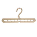 Pack Of 5 Rotating Anti-Skid Folding Hangers Space Saving Wet & Dry Clothes Organizer - Al-Raheem Imports