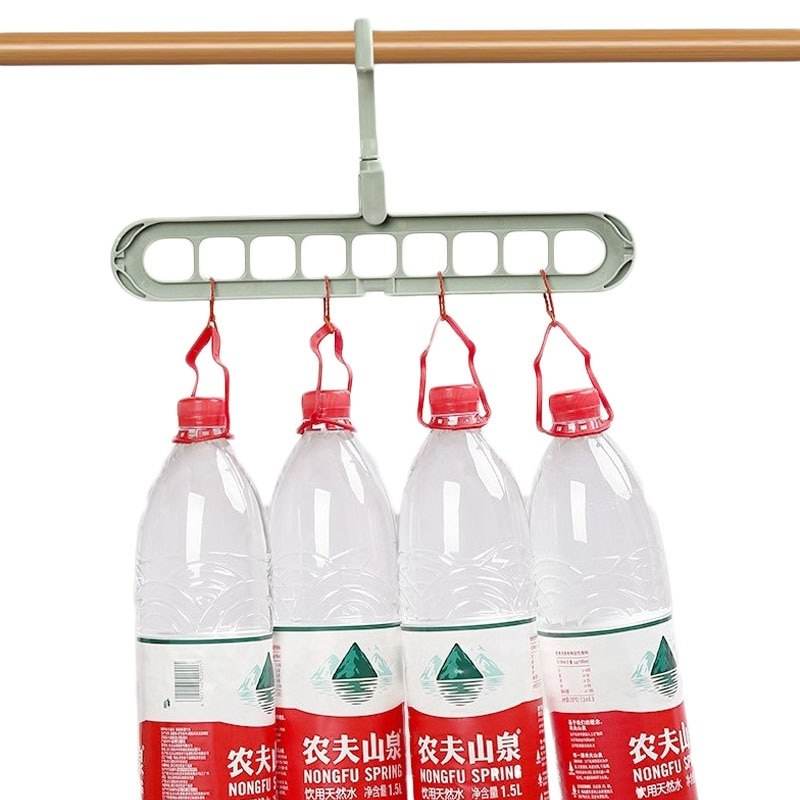 Pack Of 5 Rotating Anti-Skid Folding Hangers Space Saving Wet & Dry Clothes Organizer - Al-Raheem Imports