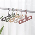 Pack Of 5 Rotating Anti-Skid Folding Hangers Space Saving Wet & Dry Clothes Organizer - Al-Raheem Imports