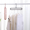 Pack Of 5 Rotating Anti-Skid Folding Hangers Space Saving Wet & Dry Clothes Organizer - Al-Raheem Imports
