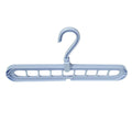 Pack Of 5 Rotating Anti-Skid Folding Hangers Space Saving Wet & Dry Clothes Organizer - Al-Raheem Imports