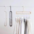 Pack Of 5 Rotating Anti-Skid Folding Hangers Space Saving Wet & Dry Clothes Organizer - Al-Raheem Imports