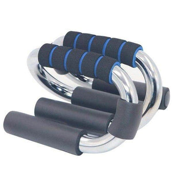 1 Pair S Shape Fitness Push Up Bars Aluminium Alloy Strength Training Stand - Al-Raheem Imports