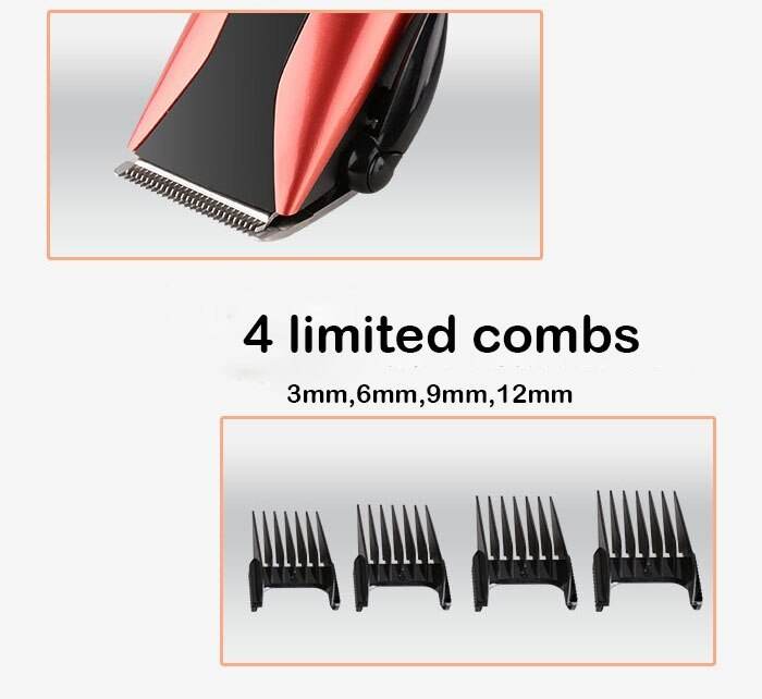 Kemei KM-6357 Professional Hair Clipper Trimmer Machine for Men - Al-Raheem Imports