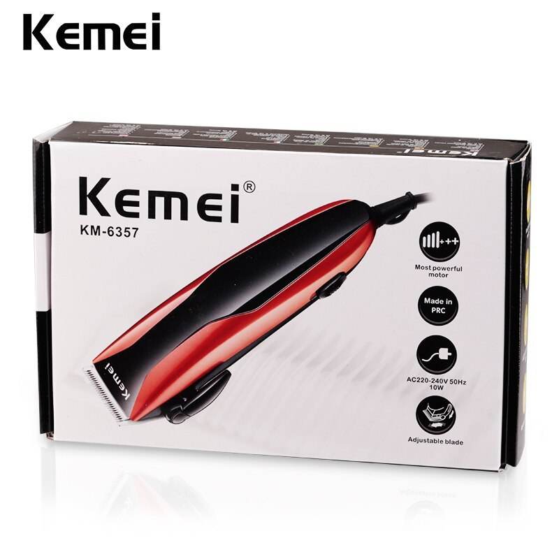 Kemei KM-6357 Professional Hair Clipper Trimmer Machine for Men - Al-Raheem Imports