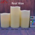 7.5cm/11.5cm/15cm Height Power Simulation Candle Night Light with Remote, 12 Color Changing LED Candles - Al-Raheem Imports