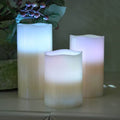 7.5cm/11.5cm/15cm Height Power Simulation Candle Night Light with Remote, 12 Color Changing LED Candles - Al-Raheem Imports