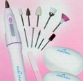 18pcs/Set Handheld Pedi Mate Nail Tool with Electric Manicure Sander for Finger & Foot Care - Al-Raheem Imports