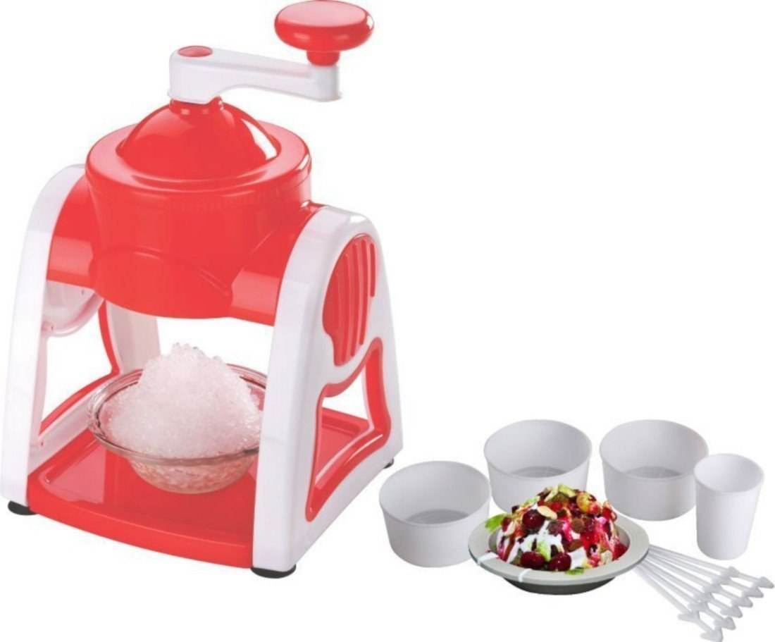 Ice Crusher Machine Manual Gola Maker Slush Maker with Reusable Sticks and Ice Bowls - Al-Raheem Imports