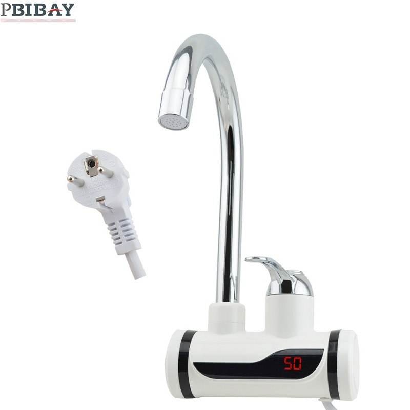 Tankless Electric Hot Water Heater Faucet Kitchen Instant Heating Tap with LED Display - Al-Raheem Imports