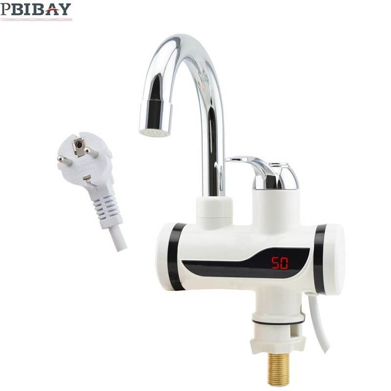 Tankless Electric Hot Water Heater Faucet Kitchen Instant Heating Tap with LED Display - Al-Raheem Imports