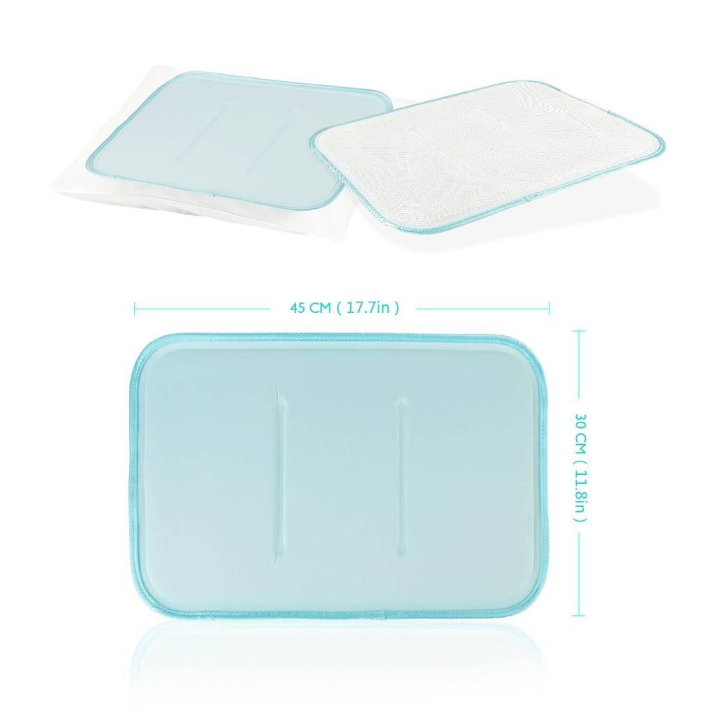 Size 40x30cm Cool Gelmat Pillow Cooling Pad Made in Japan for Cooling Relief and Comfort - Al-Raheem Imports