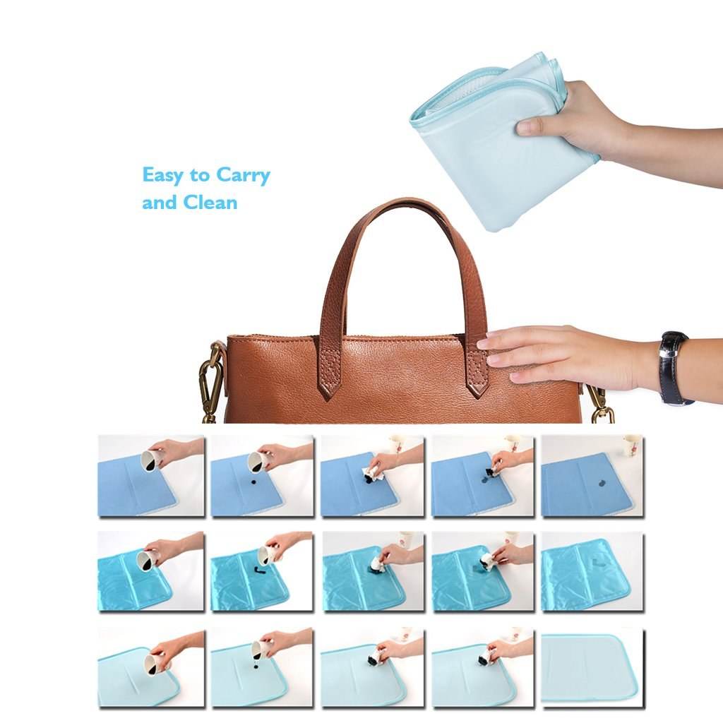 Size 40x30cm Cool Gelmat Pillow Cooling Pad Made in Japan for Cooling Relief and Comfort - Al-Raheem Imports