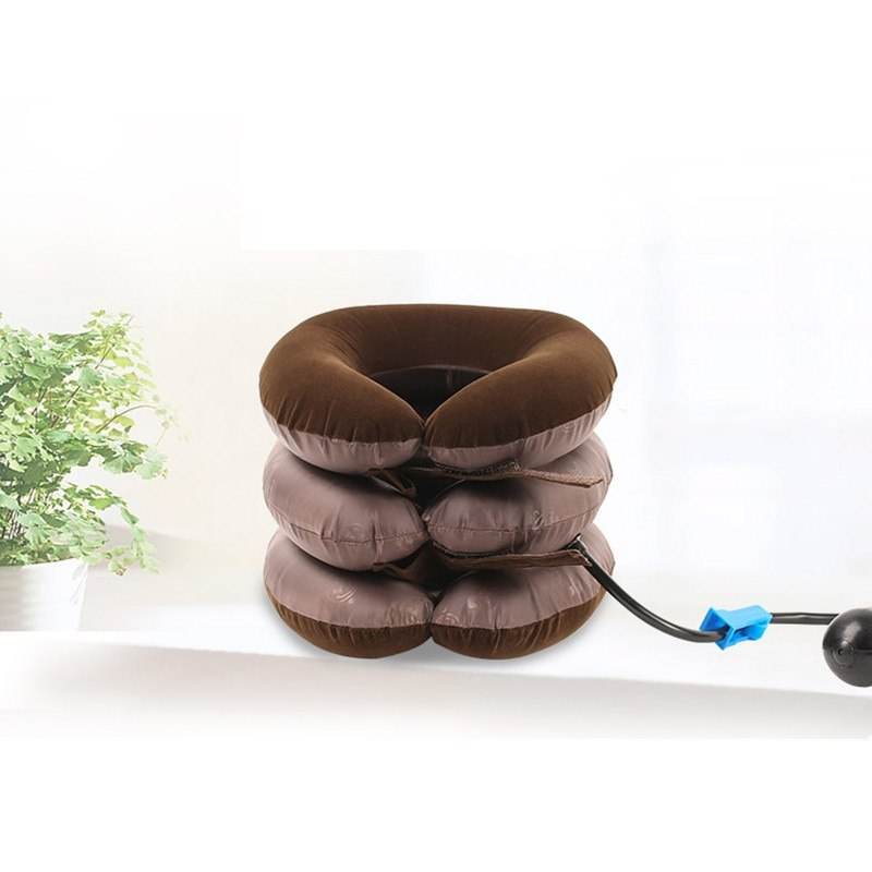 Inflatable Neck Cervical Vertebra Traction Soft Brace Support Device for Neck Pain Relief - Al-Raheem Imports