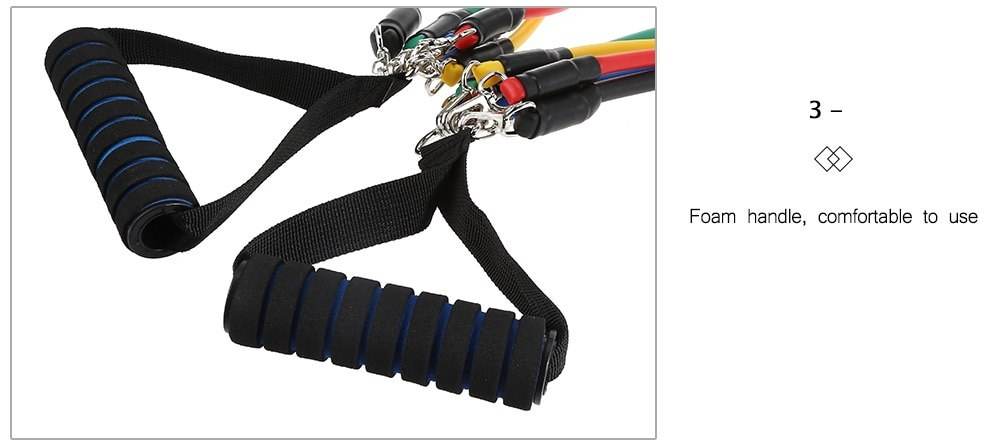 Pack of 5 Elastic Resistance Bands for Fitness, Gym, Yoga, and Strength Training - Al-Raheem Imports