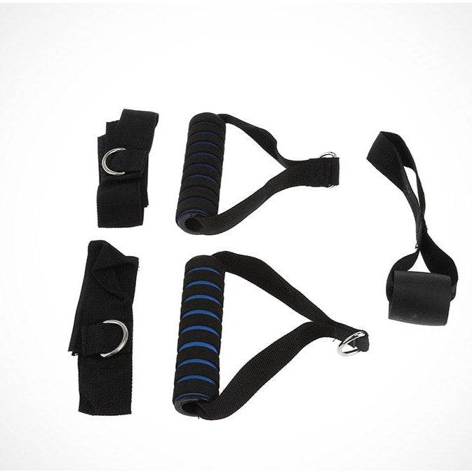 Pack of 5 Elastic Resistance Bands for Fitness, Gym, Yoga, and Strength Training - Al-Raheem Imports