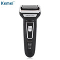 Kemei KM-6558 3-in-1 Electric Shaver, Nose Hair Trimmer, Beard Trimmer, Rechargeable Shaving Machine - Al-Raheem Imports