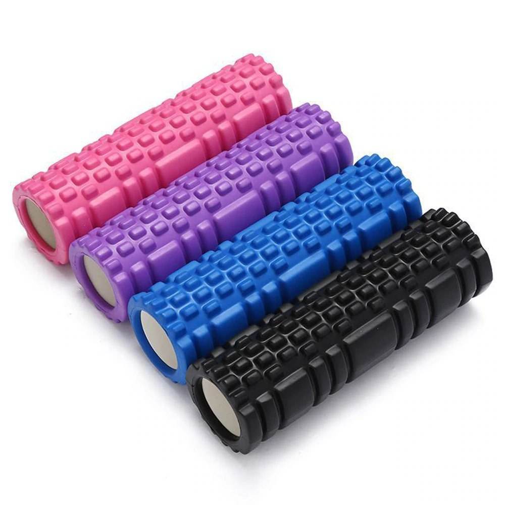 Yoga Foam Roller 9.5x33cm for Fitness, Pilates, and Muscle Recovery, High-Density EVA for Stretching and Massage - Al-Raheem Imports