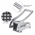 Stainless Steel French Fries Cutter, Potato Slicer & Vegetable Sticks Maker, 36 & 64 Hole Cutter for Home & Restaurant Use - Al-Raheem Imports