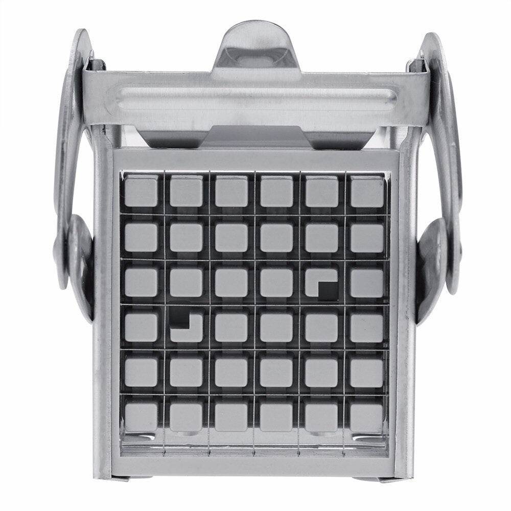 Stainless Steel French Fries Cutter, Potato Slicer & Vegetable Sticks Maker, 36 & 64 Hole Cutter for Home & Restaurant Use - Al-Raheem Imports