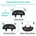 Rechargeable Waterproof Dog Training Collar with Beep, 7 Sensitivity Levels, Auto Barking Control - Al-Raheem Imports