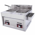 12 Liter Double Tank Gas Deep Fryer Perfect for Commercial Use Heavy Duty Quality - Al-Raheem Imports