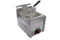 Imported 6 Liter Gas Deep Fryer Built-in Ignition Commercial Stainless Steel Heavy Duty - Al-Raheem Imports