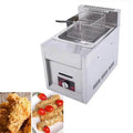 Imported 6 Liter Gas Deep Fryer Built-in Ignition Commercial Stainless Steel Heavy Duty - Al-Raheem Imports
