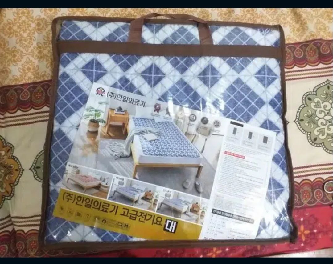 Korean Electric Blanket For Double Bed Warmer pad size135cmx180cm for winters.
